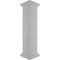 Ekena Millwork 10"W x 48"H Plain Newel Post with Peaked Capital & Base Trim (Installation kit included) NWL10X48PLP0B0 - alternate 7